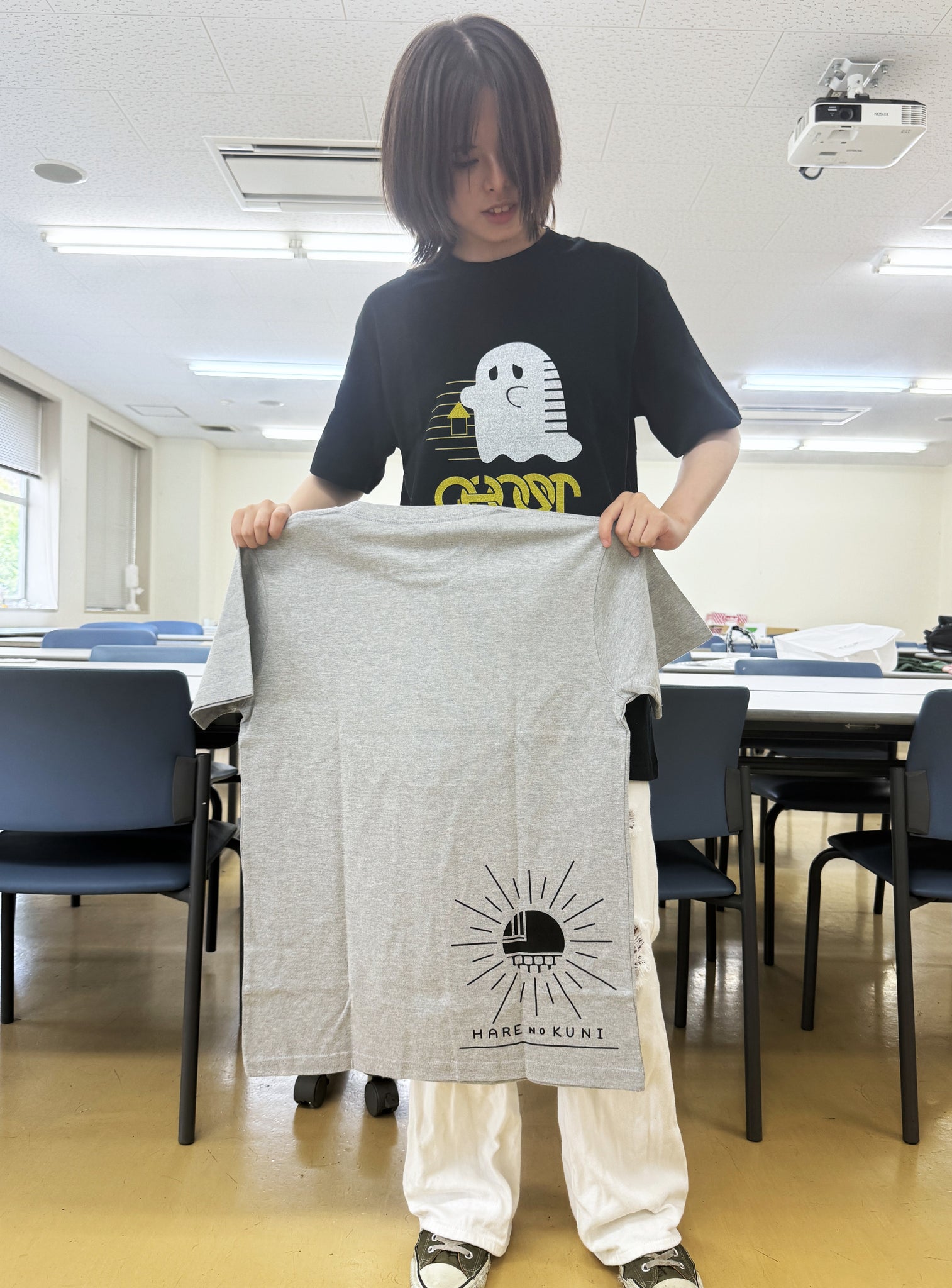 倉敷芸術科学大学コラボ第３弾 半袖Tシャツ ゴースト 販売開始しました！