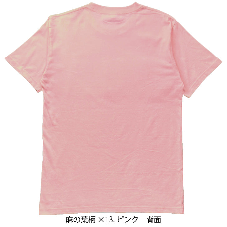 半袖Tシャツ プリント 畳縁横ライン 麻の葉・市松柄【5P-3021TKA・TKI】