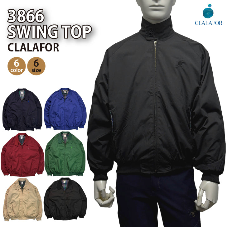 刺繍入スウィングトップ ブルゾン CLALAFOR【5E-3866CLA】