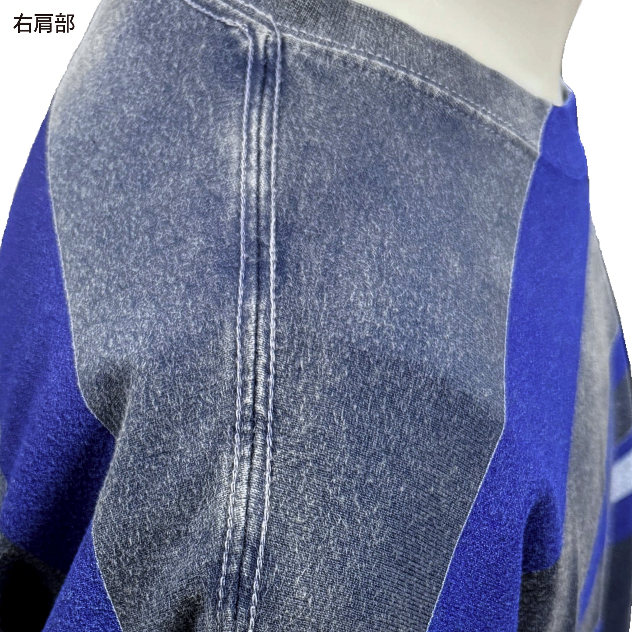 倉敷染　デニム調半袖Ｔシャツ　倉敷ロゴ風【5P-3021THL】