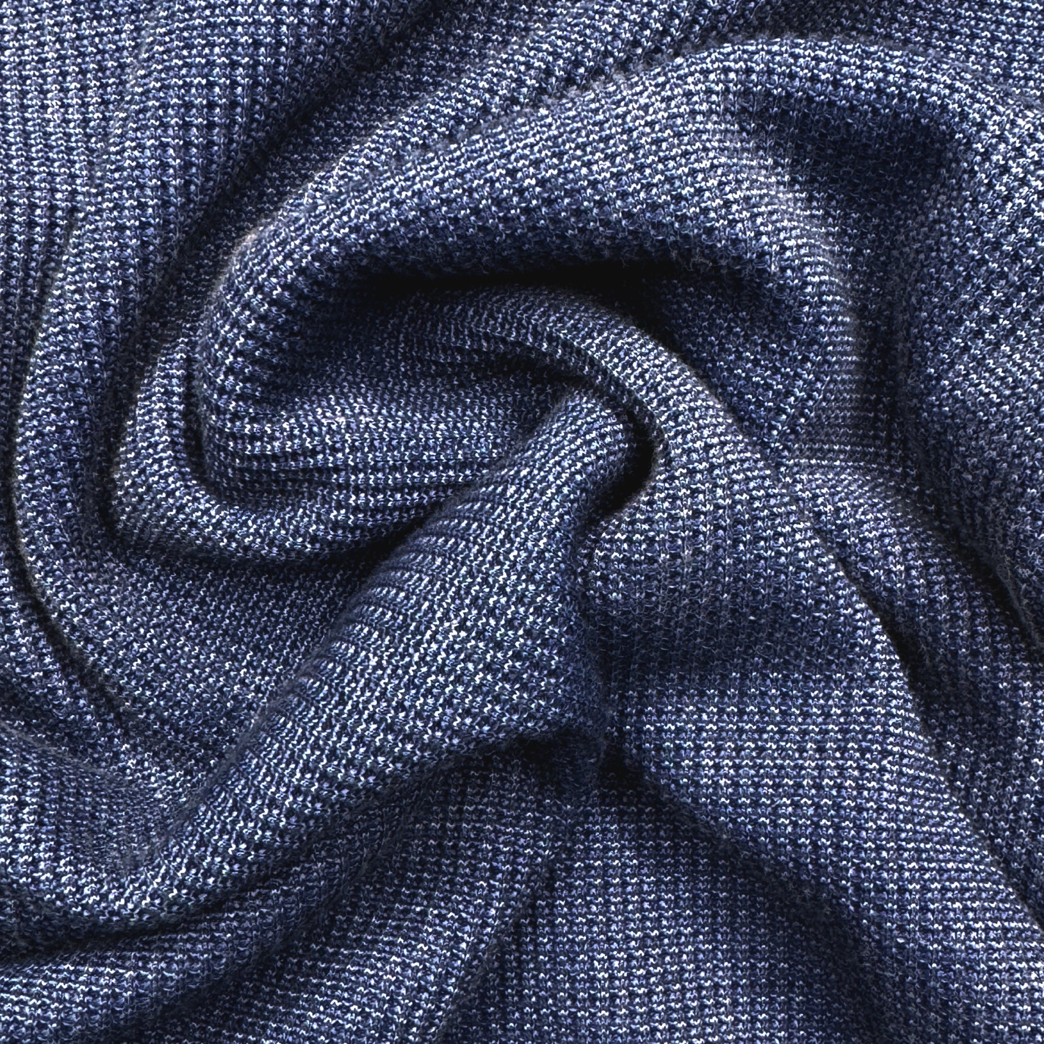 倉敷染　デニム調ワッフル半袖Ｔシャツ【5S-8130DNM】