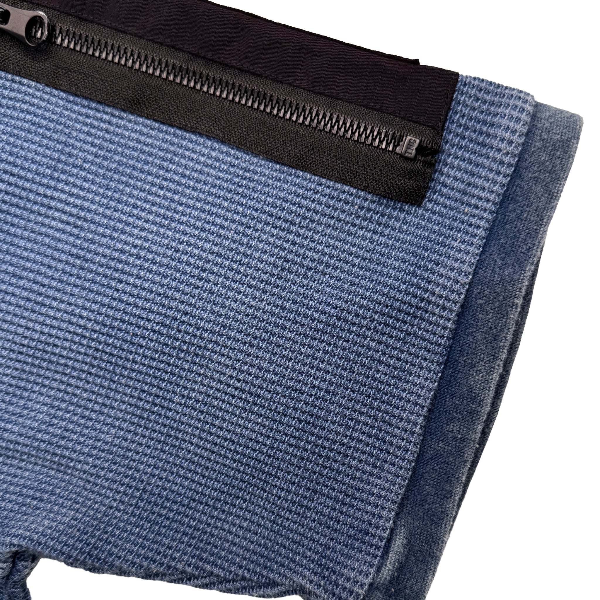 倉敷染　デニム調ワッフル半袖Ｔシャツ【5S-8130DNM】